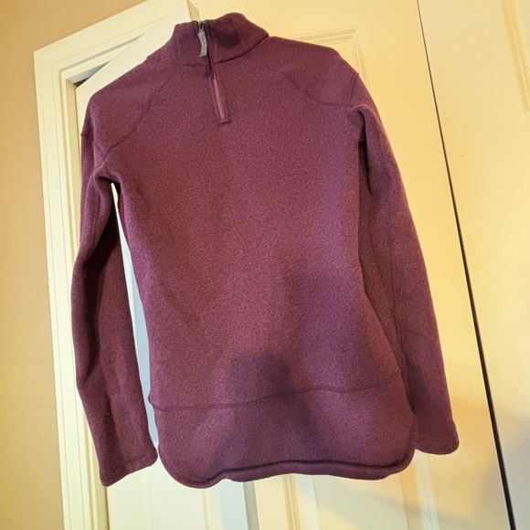 Stio Women's Rich Purple Mock Neck Sweater - Picture 2 of 5